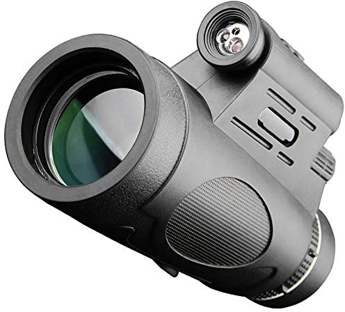 Tragbares Monokular, hochauflösendes Monokular-Teleskop, 12 x 50, wasserdicht, tragbares Mini-Militär-Zoom-Zielfernrohr für Reisekameras, Teleskop für die Vogelbeobachtung im Freien für Erwachsene