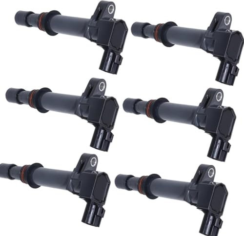 EKEGUY Zündspule Zündspulen 56028138AF Für Mitsubishi Für Raider 3.7L V6 4.7L V8 Zündmodul Zündspule(6pcs)