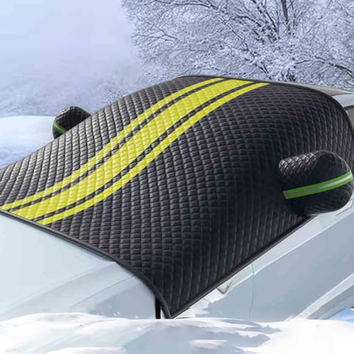 bairuibin Frontscheibenabdeckung Winter Auto für BMW X3 2003-2021 2022 2023 2024 2025 E83 F25 G01,Abdeckhaube Auto Winter Abdeckung Scheibe Eisschutzfolien,Frontscheiben Abdeckung Anti Schneedecke