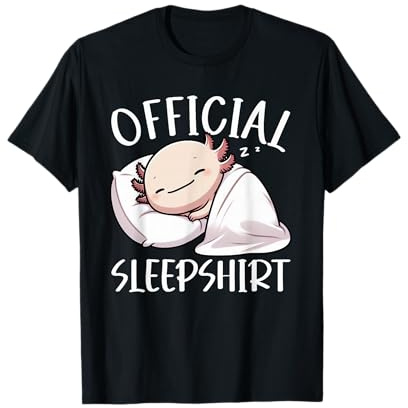 Pigiama da Notte Ufficiale Axolotl Lazy Sleep Maglietta