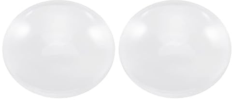 Lafeier 2 lentes biconvexas de cartón de realidad virtual VR de solo 37 mm x 45 mm