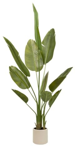 ATMOSPHERA CREATEUR D'INTERIEUR - Albero di banane artificiale a 3 tronchi lora h200cm