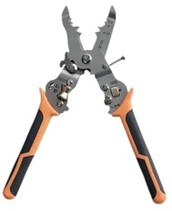 Pelacables y cortador multifuncional, tijeras de reparación que ahorran tiempo y mano de obra, alicates pelacables y crimpadores, herramienta manual