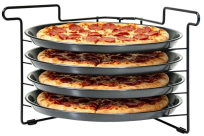 Générique Pizzaset och rutnät 4-stativ robust vikbar