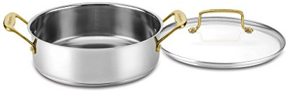 Cuisinart C7M55-24GD Mineral Collection Casserole with Cover, Stainless Steel