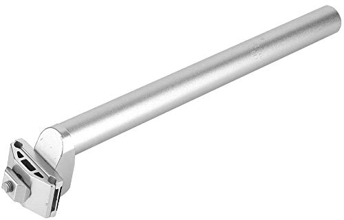 Sattelstütze 25 4 Mm,Sattelstütze Kopf,Fahrrad Sattelstütze,25,4 * 300 Mm Berg Rennrad Stoßfest Aluminiumlegierung Fahrrad Sattel Sattelstütze Rohr Sattelstütze(Silber)