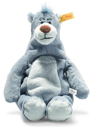 Steiff Disney Originals Balu der Bär 31 cm, Soft Cuddly Friends, Walt Disney Plüschfigur, Dschungel-Buch Baloo Kuscheltier für Kinder, Stofftier weich & kuschelig, waschmaschinenfest