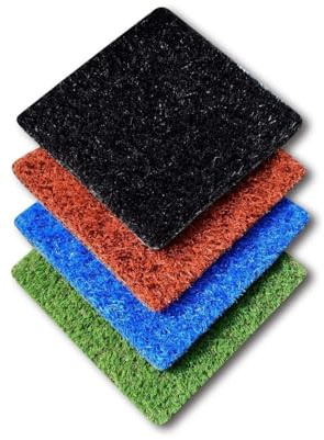 Jardin202 - Césped Artificial de Color ColorPlus 25mm - Rollos | Resistente a la Intemperie | 2 x 4 Metros : 8 m2 (Azul)