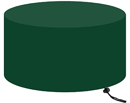 Waterproof Garden Furniture Covers - Round Patio Table Covers, Ø 240x110cm, Windproof & Anti-UV