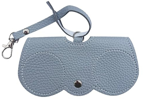 Nounex21 - Premium Sonnenbrillen Schutzetui, tragbares Brillenetui, modischer Sonnenbrillen-Halter, weiches PU-Leder, 12 Farben