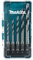 Makita E-15148-12 5 Piece Drill Bit Set SDS-Plus Wood