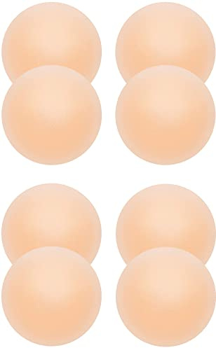 Memoryee Copricapezzoli da donna ultra sottili Invisible Pasties Cover adesiva riutilizzabile in silicone