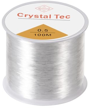 0.5mm Gummiband für Armbänder 100 m Alastisches Band für Armbänder Band für Armbänder Armband Schnur Elastisches Band für die Herstellung von Schmuck verwendet