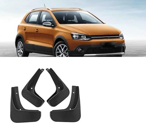 Bqieai 4PCS Auto Vorne Hinten Schmutzfänger, Für Polo 2014-2018 Rad Spritzschutz Kotflügel Staubdicht Schlamm Klappen Car Styling Zubehör