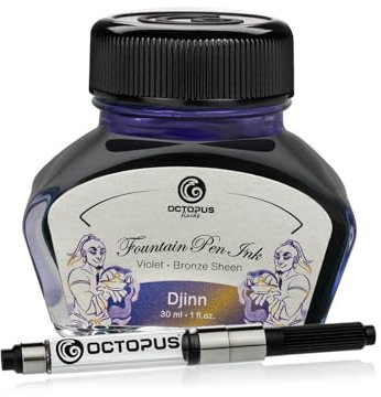 Octopus Fluids reservoarbläck med omvandlare, djinn, blå, 30 ml