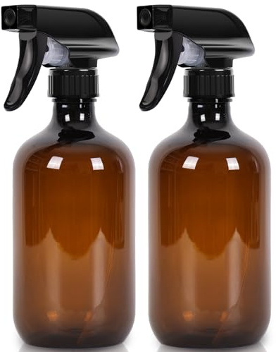 Sprayflaskor för hår, vattensprayflaska, tom 500 ml, trädgårdssprayflaskor för rengöring, krukväxt, sprayflaska, dimma, atomiser, hår, sprayflaska, trädgård, påfyllningsbar avtryckningsspruta