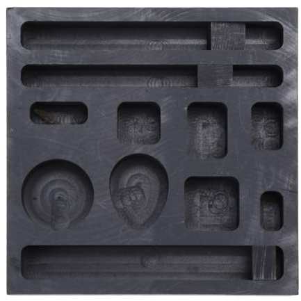 Gießform für Barren, 11 Löcher, Metallveredelung, Schrott, Metall, Schmelzgussform zum Schmelzen, Gießen, Verfeinern