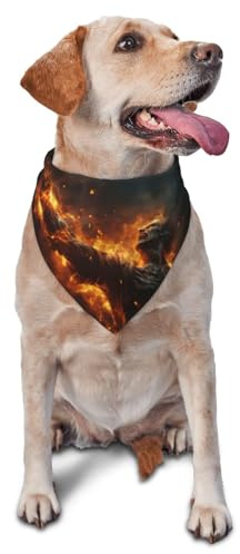 Hundhalsduk, cool brandman-triangelhaklapp, hundnäsduk, söta hundtillbehör, hundhalsdukar