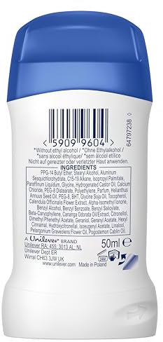 Dove Deodorante Stick Original, Deodorante Antitraspirante in Stick, Protezione Fino a 72 Ore, con Pro-Ceramide Technology e Ingredienti Idratanti, Deodorante Uomo e Donna, 6 Pezzi da 50ml