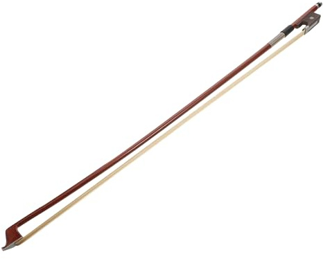 Cellobogen aus Brasilianischem Holz mit Rosshaar, Braun | Ausgewogener Bogen, Angenehmes Spielgefühl und Ton, für Schüler und Anfänger