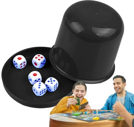 Ensemble de à Shaker à dés - Lot de à dés Amusants pour