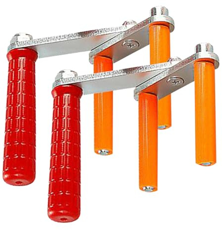 Trasportatore per Compensato 2 Pezzi - Attrezzo Regolabile Sollevamento Pannelli,Utensile Legno Trasporto Pannelli Pinza per Manipolazione Lastri Materiali Lavori Casa Ristrutturazione