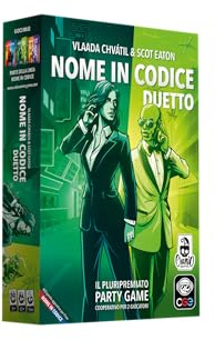 Cranio Creations - Nome in Codice Duetto, Seconda Edizione - Il Grande Classico dei Party Game in Versione Cooperativa - Party Game - Età 10+ - 15 Min - Da 2 Giocatori - Edizione in Lingua Italiana