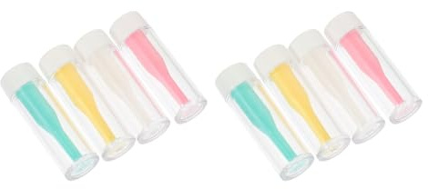 Garneck 10pcs Silicone Applicators RGP Lens Removers Solid One-Piece Design Portable for Corneal Orthokeratology and Colored Contact Use