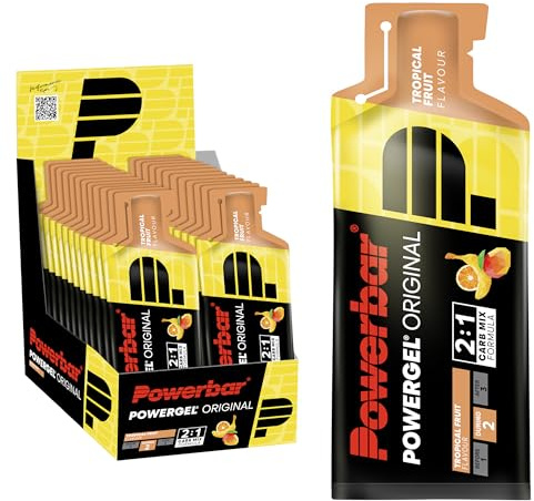 Powerbar - PowerGel Original - Tropical Fruit - 24x41g - High Carb Energie Gel - Natrium - koffeinfrei
