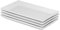 Porcelain Serving Platters – Set of 4 White Rectangular Plates | Large Serving Trays for Buffets, Appetizers, Dessert, Snacks & Party Food | Microwave & Dishwasher Safe | M&W