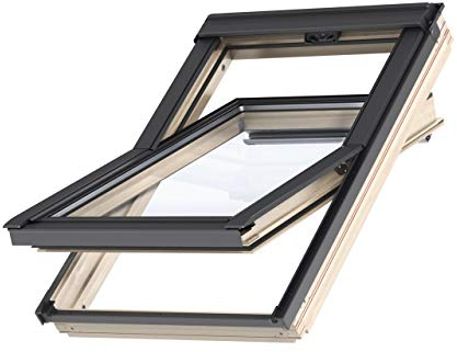 Velux Dachfenster aus Holz - „Thermo-Technology (94 x 140) mit Eindeckrahmen