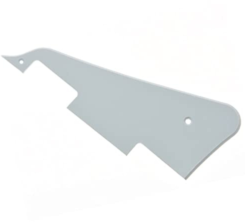 Dopro LP Guitar Pickguard Scratch Plate passend für Epiphone Les Paul Solid White 1-lagig