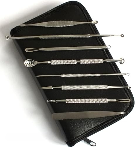Gesichtspflege Geschenk Set Pickel Akne Haut Komedonenheber Komedonenquetscher NATRA