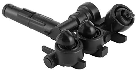 KIMISS Frontscheinwerfer-Waschdüse, schwarzer Scheinwerfer Clean Sprayer Passend für W220 S430 S500 S600 S55AMG(links)