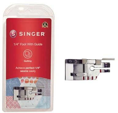 SINGER | 1/4 Presser Foot with Guide - Sewing Made Easy