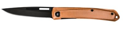Gerber Taschenmesser mit Gürtelclip, Affinity, Klingenlänge: 9,4 cm, Kupfer/D2-Stahl, Braun/Schwarz, 30-001869