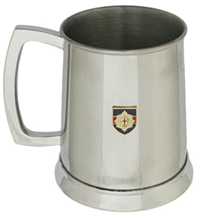 Gamekeepers Cottage gifts Coldstream Guards Stainless Steel Beer Tankard Free Engraving Gift ME13