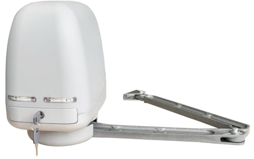 Dieffematic Motore a Braccio Articolato Cancello Battente 24V - Attuatore Professionale per Pilastri Grandi, Ante 2.50mt 200kg