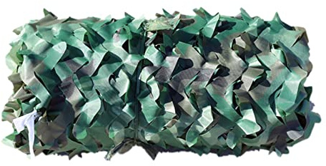 zcru004 Malla de Camuflaje Tela Oxford Red de Camuflaje Protección Militar Malla de Toldo Camuflaje Woodland para Exterior Decoración De La Fiesta del Tema el Sol Sombra Caza (3x3m)