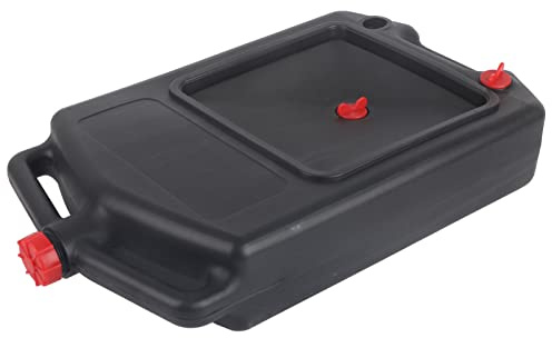 PenRux Ölkühlmittel-Ablasswanne, 8 L, Großes Fassungsvermögen, Auslaufsicherer ABS-Getriebe-Kraftstoff-Tropfbehälter, Robuste Ölwechselwanne für Auto und Motorrad, Ideal für das