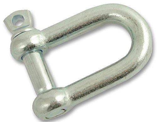 DEE Schäkel 6 mm BZP (PK10) Befestigungselemente und Hardware-Schäkel