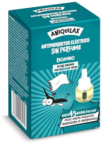DIA Insecticida eléctrico antimosquitos recambio Aniquilax caja 33 ml, 8480017295415