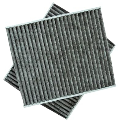 Toiumops Innenraumfilter für BMW F01 F02 F07 F10 F10-530i/535i/550i/M5 F01 F12/F13-640i/650i/M6, 2 Stück Auto-Innenraumluftfilter 64119163329