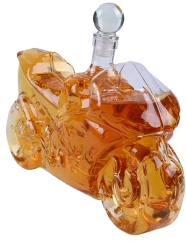 Carafe à Liqueur, Carafe à Whisky for Moto Moto élégante 750Ml - Carafe à Whisky, Scotch à Vin ou Carafe à Liqueur ， 24 * 8 * 15 cm