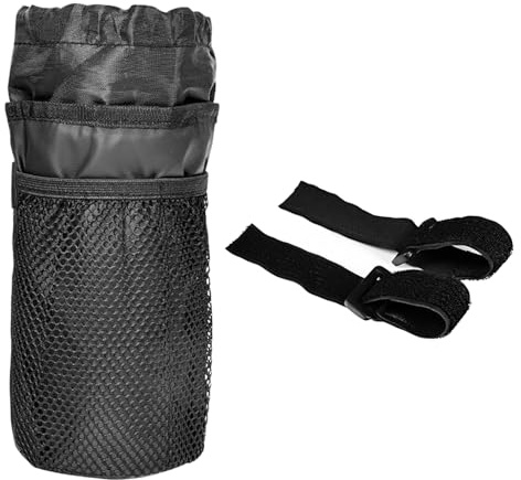 Water Bottle Holder, Cycling Bottles Pouch Holder, Water Bottle Carrier Bag with Triple Straps,Three-layer Fabric Large Capacity Portable Insulated Bottles Bag for Cycling Hiking,Hands-free Walking