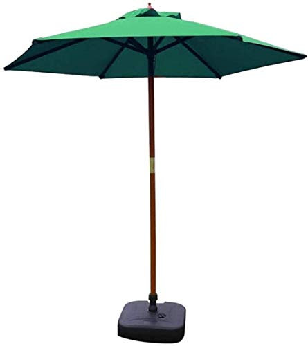 Überhängender Sonnenschirm, Gartenschirm für den Außenbereich, 2,1 m, Terrassenschirm, Gartentischschirm für den Außenbereich, Hof, Camping, Pool-Sonnenschirm mit Halterung aus Massivholz (Größe: Off