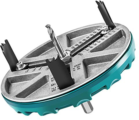 Jrifedptry Sega a tazza regolabile diametro 45 mm-130 mm lavorazione del legno strumenti di taglio per cartongesso bordo di sughero