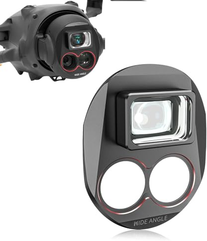 LICHIFIT Objectif grand angle pour DJI Mavic 4 Pro haute définition en verre optique multicouche objectif grand champ élargit la portée de prise de vue à 110 ° Fixation magnétique Objectif capture une