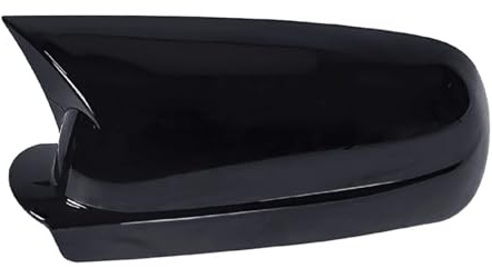 Spiegelabdeckung schwarz OX Horn Form Rückspiegel Abdeckung Kappe Fit für VW für Jetta für Bora für Passat Autoteile
