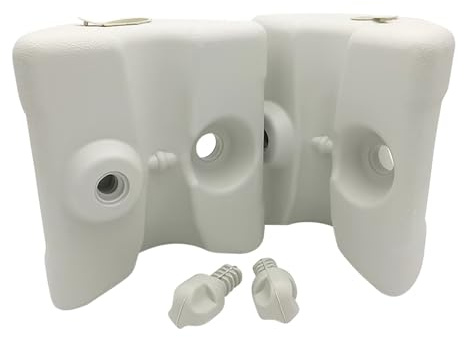 Generico Base per Ombrellone Pesante,Base Tonda per Ombrellone da Esterno - Facile da Assemblare Supporto Riempibile con Acqua O Sabbia Resistente al per Spiaggia Piscina Balcone Picnic Campeggio